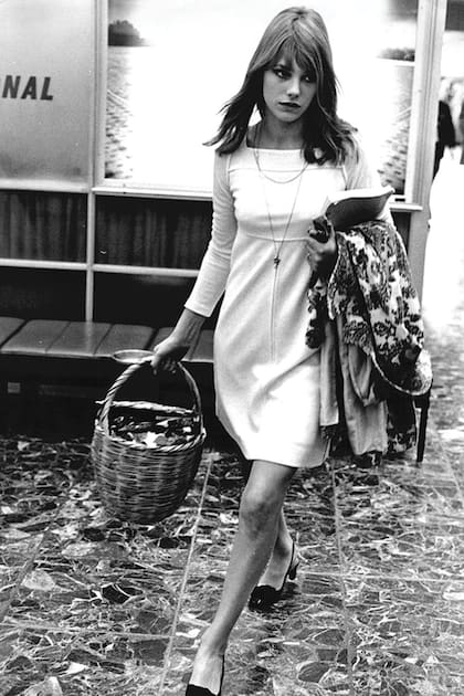Jane Birkin impulsó la moda de las canastas en los años 70. "Son mucho más cómodas que las carteras", decía.