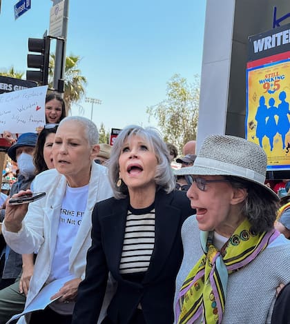 Jane Fonda y Lily Tomlin también participaron de las protestas