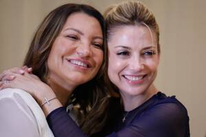 Janja da Silva y Fabiola Yañez
Foto: Sérgio Lima/Poder360 02.mai.2023