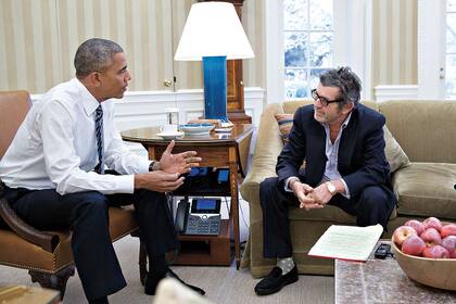 Jann Wenner visita al presidente en el Salón Oval el día después de la elección. "Más allá de cualquier asunto en particular, el presidente tiene que reconocer que esto no se trata de vos, de tu poder, tu posición o tus beneficios", dice Obama acerca de Trump.