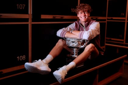 Jannik Sinner capturó este año su primer título de Grand Slam, el abierto de Australia