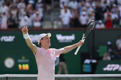 Jannik Sinner, el N° 2 del ranking ATP se quedó con el trofeo en el Masters 1000 de Indian Wells 2026