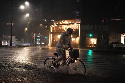Japón: calles inundadas, techos destrozados y cortes de luz en Tokio por el paso del tifón Faxai