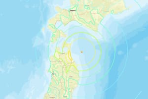 Japón emite alerta de tsunami tras un potente sismo de magnitud 7,2 en el norte del país