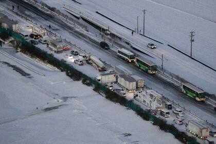 Japón ha sido golpeado por fuertes tormentas de nieve en las últimas semanas