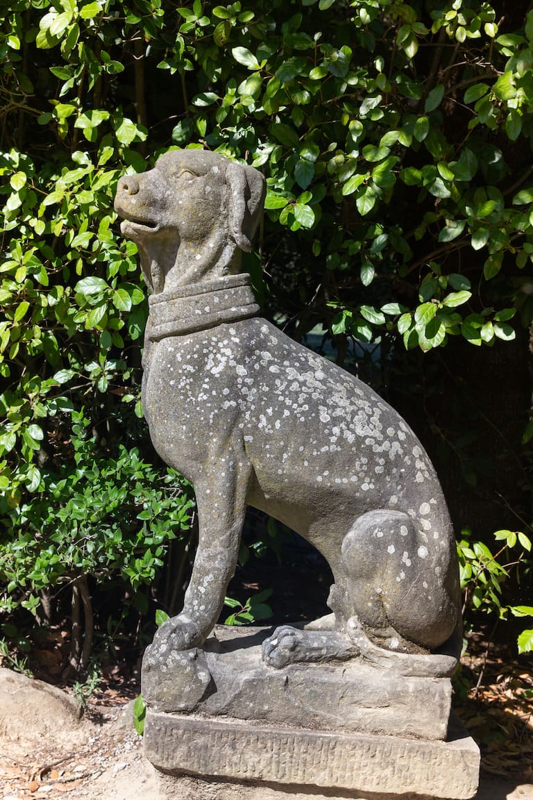 Esculturas y simetrías de los Jardines de Boboli.