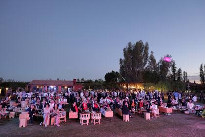 Jardines de Casa Vigil, durante la ceremonia de premiación en Mendoza