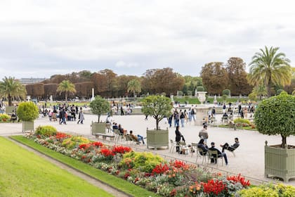 Jardines de Luxemburgo en París, Francia