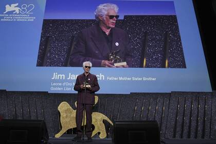 Jarmusch habla luego del anuncio de su triunfo en el Festival de Venecia con el León de Oro