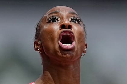 Jasmine Camacho-Quinn, de Puerto Rico, campeona olímpica en los 100 metros con vallas