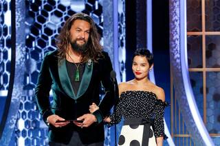 Globo de Oro: el look en musculosa de Jason Momoa que fue furor en las redes