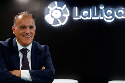 Javier Tebas, el cuestionado presidente de LaLiga