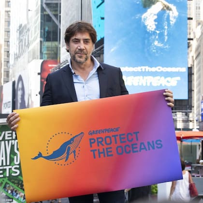 Javier Bardem es uno de los embajadores de Greenpeace