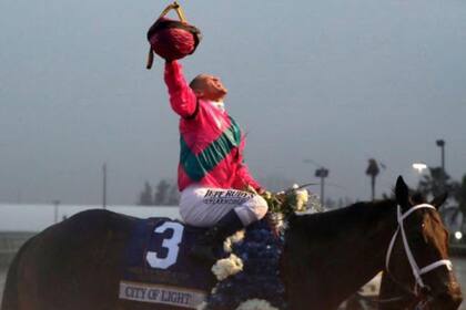 Javier Castellano obtuvo la Pegasus World Cup 2019, con City of Light, en Gulfstream Park