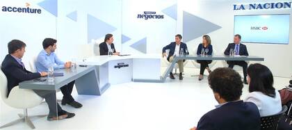 Javier Goñi (Ledesma), Máximo Cavazzani (Etermax), José Del Rio (LA NACION), Pablo Ardanaz (Sodimac), Rosario Altgelt (Latam Argentina) y Maurizio Bezzeccheri (Enel Argentina)