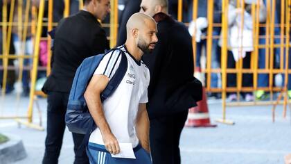 Javier Mascherano en Uruguay