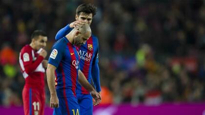 Javier Mascherano se lesionó en el partido ante Atlético Madrid