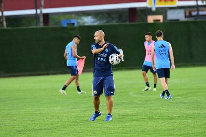 Javier Mascherano y la selección argentina Sub 23 trabajan intensamente para el Preolímpico
