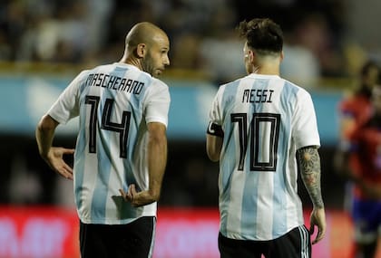 Javier Mascherano y Lionel Messi, en tiempos de selección argentina
