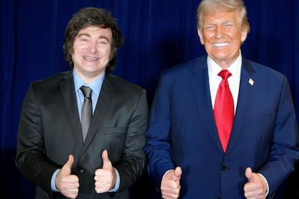 Javier Milei con Donald Trump en Nueva York