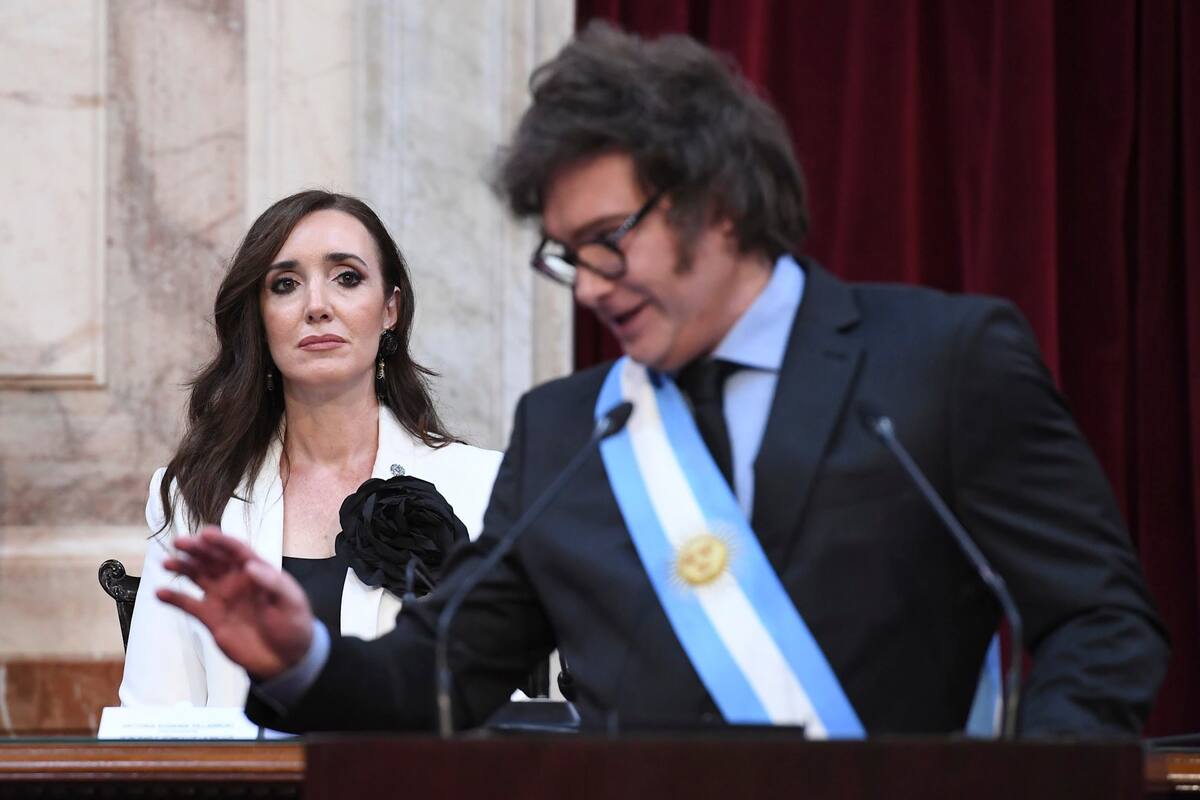 Milei interrumpió a Villarruel antes de terminar su discurso: "No te apures" - LA NACION
