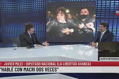 Javier Milei dialogó con Eduardo Feinmann en El noticiero de LN+ este martes