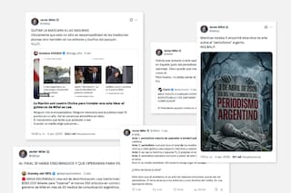 Milei difundió casi 1000 mensajes contra el periodismo en sus redes sociales durante las Pascuas