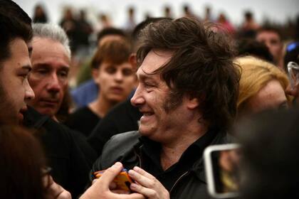 Javier Milei en Pinamar