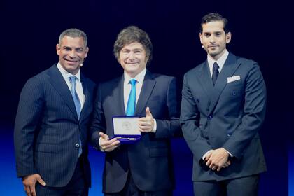 Javier Milei en el America Business Forum en Miami