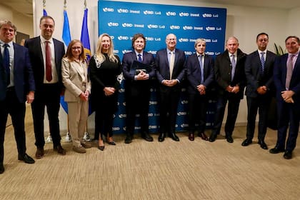 Javier Milei en el Banco Interamericano en Desarrollo (BID) en Washington