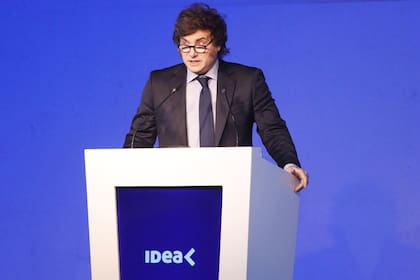 Javier Milei en el Coloquio de IDEA, en Mar del Plata