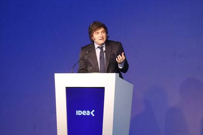 Javier Milei en el Coloquio de IDEA, en Mar del Plata