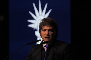 Javier Milei en el evento de la Fundación Faro