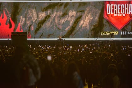 Javier Milei, en el festival Derecha Fest