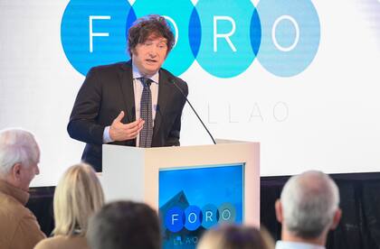 Javier Milei en el foro de Llao Llao (Gentileza Foro Llao Llao Fede Romero)