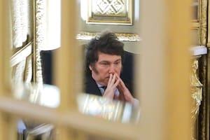 Javier Milei en el Palacio San Martín