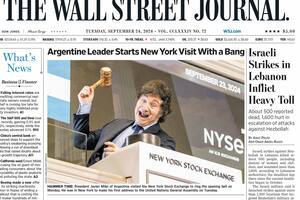 Javier Milei en el Wall Street Journal
