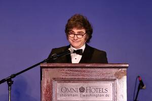 Javier Milei en Estados Unidos en la Hispanic Inaugural Ball