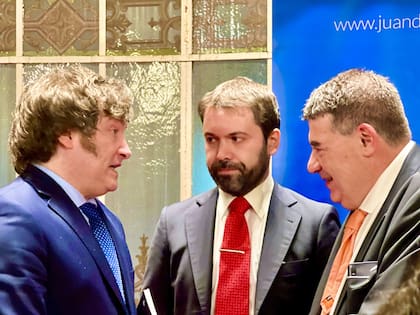 Javier Milei, en la cena 2023 del Instituto Juan de Mariana en Madrid