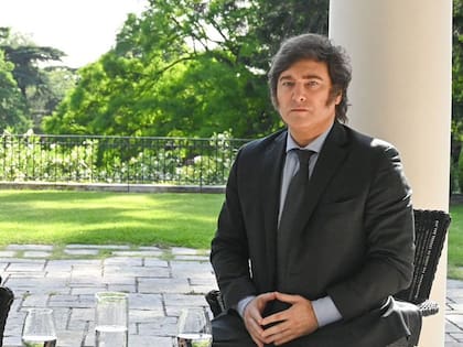 Javier Milei en la quinta de Olivos