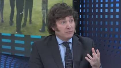 Javier Milei, en Mesa chica por LN+.