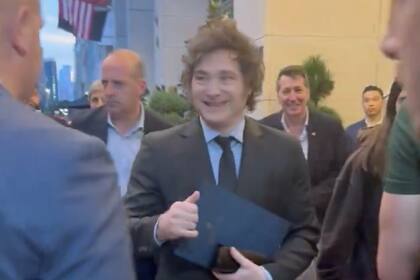 Javier Milei en Nueva York