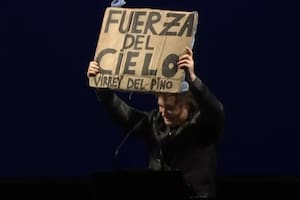 Javier Milei en Parque Lezama