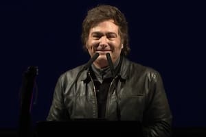 Javier Milei en Parque Lezama