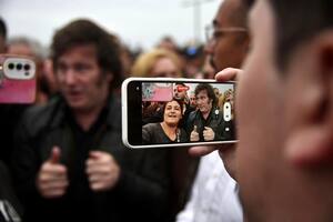 Javier Milei en Pinamar: inició su Tour por la Libertad