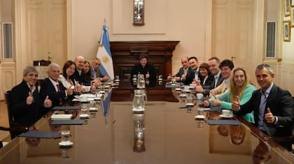 Javier Milei encabezó la reunión de gabinete