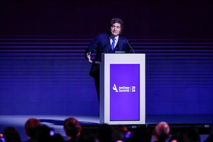 Javier Milei esta semana en AmCham admitió que la inflación no fue la esperada