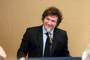 Javier Milei le dio una nota al medio Free Press en San Francisco.