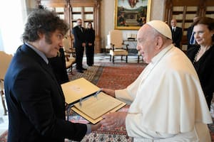 Las mejores fotos del encuentro entre el papa Francisco y Javier Milei
