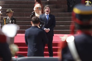 Javier Milei participó de un homenaje a San Martín que duró 14 minutos